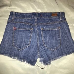BDG denim high waisted shorts